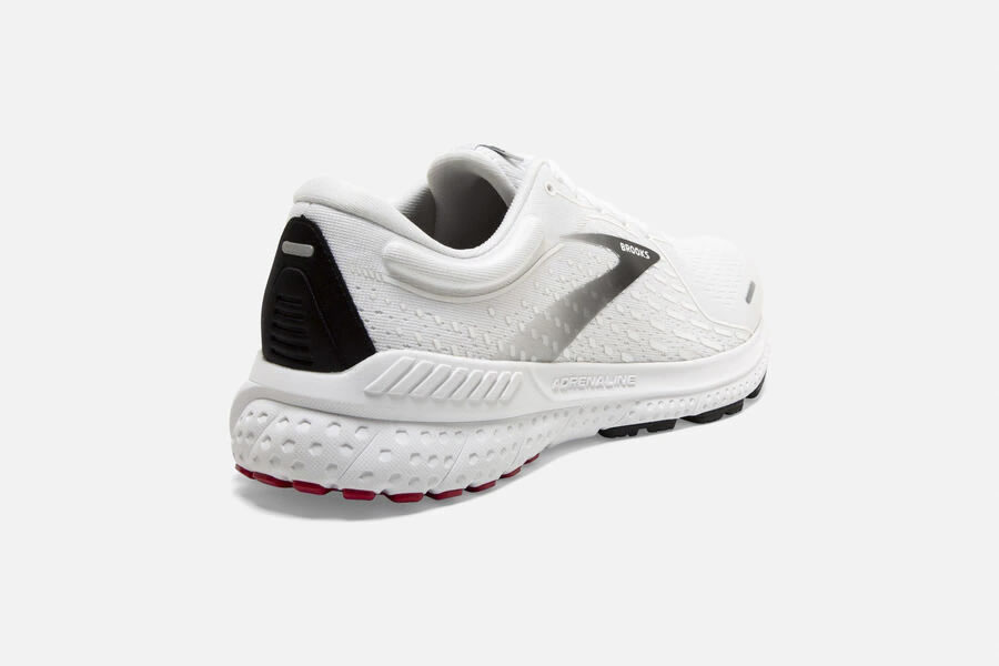 Brooks Adrenaline GTS 21 Women\'s Road Running Shoes White/Black/Red